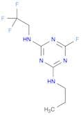 1,3,5-Triazine-2,4-diamine, 6-fluoro-N-propyl-N'-(2,2,2-trifluoroethyl)-