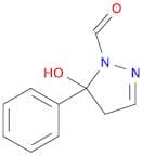 1H-Pyrazole-1-carboxaldehyde, 4,5-dihydro-5-hydroxy-5-phenyl-