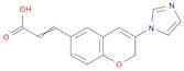 2-Propenoic acid, 3-[3-(1H-imidazol-1-yl)-2H-1-benzopyran-6-yl]-