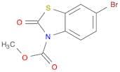 3(2H)-Benzothiazolecarboxylic acid, 6-bromo-2-oxo-, methyl ester