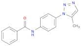 Benzamide, N-[4-(5-methyl-1H-1,2,3-triazol-1-yl)phenyl]-