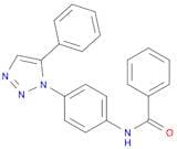 Benzamide, N-[4-(5-phenyl-1H-1,2,3-triazol-1-yl)phenyl]-