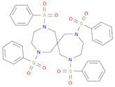2,5,9,12-Tetraazaspiro[6.6]tridecane, 2,5,9,12-tetrakis(phenylsulfonyl)-