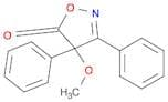5(4H)-Isoxazolone, 4-methoxy-3,4-diphenyl-