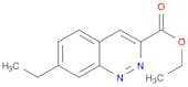 3-Cinnolinecarboxylic acid, 7-ethyl-, ethyl ester