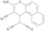 Propanedinitrile, (3-amino-2-cyano-1H-naphtho[2,1-b]pyran-1-yl)-