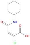 2-Butenoic acid, 2-chloro-4-(cyclohexylamino)-4-oxo-, (E)-