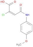 2-Butenoic acid, 2-chloro-4-[(4-methoxyphenyl)amino]-4-oxo-, (E)-