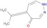 4H-1,2-Diazepin-4-one, 1,5-dihydro-5-(2-methyl-1-propenylidene)-