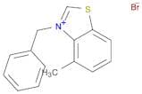 Benzothiazolium, 4-methyl-3-(phenylmethyl)-, bromide