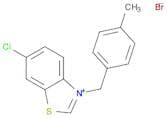 Benzothiazolium, 6-chloro-3-[(4-methylphenyl)methyl]-, bromide