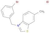 Benzothiazolium, 3-[(3-bromophenyl)methyl]-6-methyl-, bromide