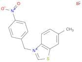 Benzothiazolium, 6-methyl-3-[(4-nitrophenyl)methyl]-, bromide