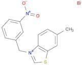 Benzothiazolium, 6-methyl-3-[(3-nitrophenyl)methyl]-, bromide