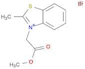 3-(2-methoxy-2-oxoethyl)-2-methyl-1,3-benzothiazol-3-ium bromide