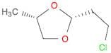 1,3-Dioxolane, 2-(2-chloroethyl)-4-methyl-, cis-