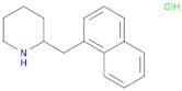 Piperidine, 2-(1-naphthalenylmethyl)-, hydrochloride