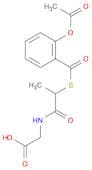 Glycine, N-[2-[[2-(acetyloxy)benzoyl]thio]-1-oxopropyl]-