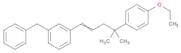 Benzene, 1-[4-(4-ethoxyphenyl)-4-methyl-1-pentenyl]-3-(phenylmethyl)-