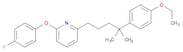 Pyridine, 2-[4-(4-ethoxyphenyl)-4-methylpentyl]-6-(4-fluorophenoxy)-