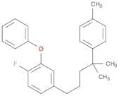 Benzene, 1-fluoro-4-[4-methyl-4-(4-methylphenyl)pentyl]-2-phenoxy-