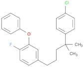 Benzene, 4-[4-(4-chlorophenyl)-4-methylpentyl]-1-fluoro-2-phenoxy-