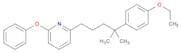 Pyridine, 2-[4-(4-ethoxyphenyl)-4-methylpentyl]-6-phenoxy-