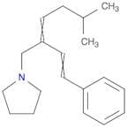 Pyrrolidine, 1-[5-methyl-2-(2-phenylethenyl)-2-hexenyl]-