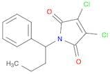 1H-Pyrrole-2,5-dione, 3,4-dichloro-1-(1-phenylbutyl)-