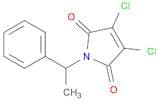 1H-Pyrrole-2,5-dione, 3,4-dichloro-1-(1-phenylethyl)-