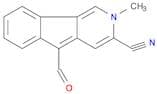 2H-Indeno[1,2-c]pyridine-3-carbonitrile, 5-formyl-2-methyl-
