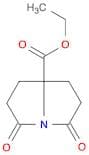 1H-Pyrrolizine-7a(5H)-carboxylic acid, tetrahydro-3,5-dioxo-, ethyl ester