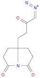 1H-Pyrrolizine-3,5(2H,6H)-dione, 7a-(4-diazo-3-oxobutyl)dihydro-