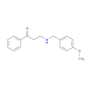 1-Propanone, 3-[(4-methoxyphenyl)methylamino]-1-phenyl-