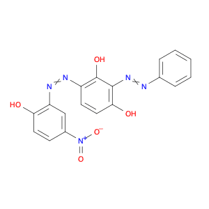 1,3-Benzenediol, 4-[(2-hydroxy-5-nitrophenyl)azo]-2-(phenylazo)-