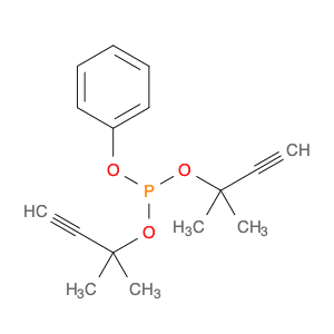 Phosphorous acid, bis(1,1-dimethyl-2-propynyl) phenyl ester