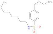 Benzenesulfonamide, 4-butyl-N-octyl-