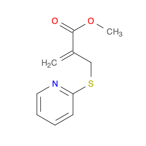 2-Propenoic acid, 2-[(2-pyridinylthio)methyl]-, methyl ester