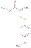 2-Propenoic acid, 2-[[(4-methoxyphenyl)thio]methyl]-, methyl ester