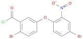 Benzoyl chloride, 2-bromo-5-(4-bromo-2-nitrophenoxy)-