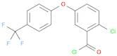 Benzoyl chloride, 2-chloro-5-[4-(trifluoromethyl)phenoxy]-