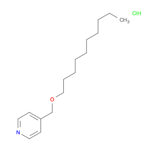 Pyridine, 4-[(decyloxy)methyl]-, hydrochloride