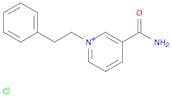 Pyridinium, 3-(aminocarbonyl)-1-(2-phenylethyl)-, chloride