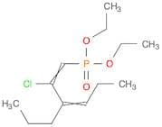 Phosphonic acid, (2-chloro-3-propyl-1,3-hexadienyl)-, diethyl ester