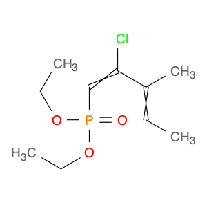 Phosphonic acid, (2-chloro-3-methyl-1,3-pentadienyl)-, diethyl ester