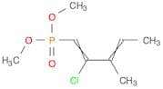 Phosphonic acid, (2-chloro-3-methyl-1,3-pentadienyl)-, dimethyl ester