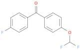Methanone,[4-(difluoromethoxy)phenyl](4-fluorophenyl)-