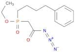Phosphinic acid, (2-azido-2-oxoethyl)(4-phenylbutyl)-, ethyl ester