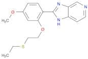 1H-Imidazo[4,5-c]pyridine, 2-[2-[2-(ethylthio)ethoxy]-4-methoxyphenyl]-