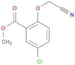 Benzoic acid, 5-chloro-2-(cyanomethoxy)-, methyl ester